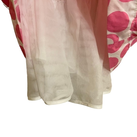 The Childrens's Place Hot Pink and White Polka Dot Dress Size 5 - Picture 10 of 12